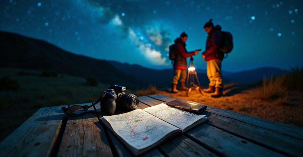 5 imagens de aventura noturna que impressionam