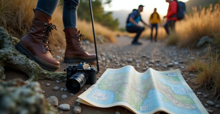 Imagens de trekking: texturas e cores nas trilhas 2025