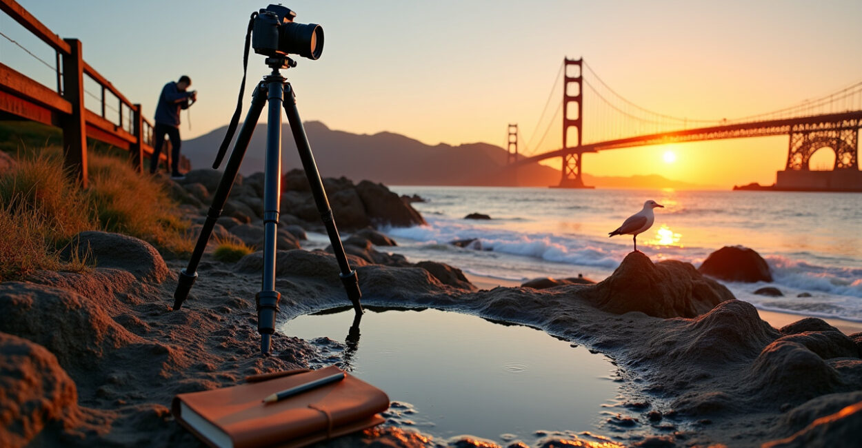 Golden Gate Sunrise Photos: Angles for Sausalito Vistas