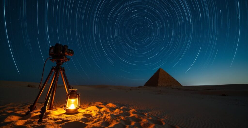Star-trail Techniques Specific to Egyptian Skies
