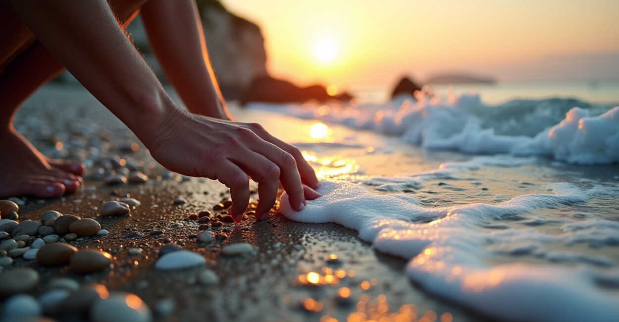 Coastal Textures: Capture Greek Rocks, Waves, and Light