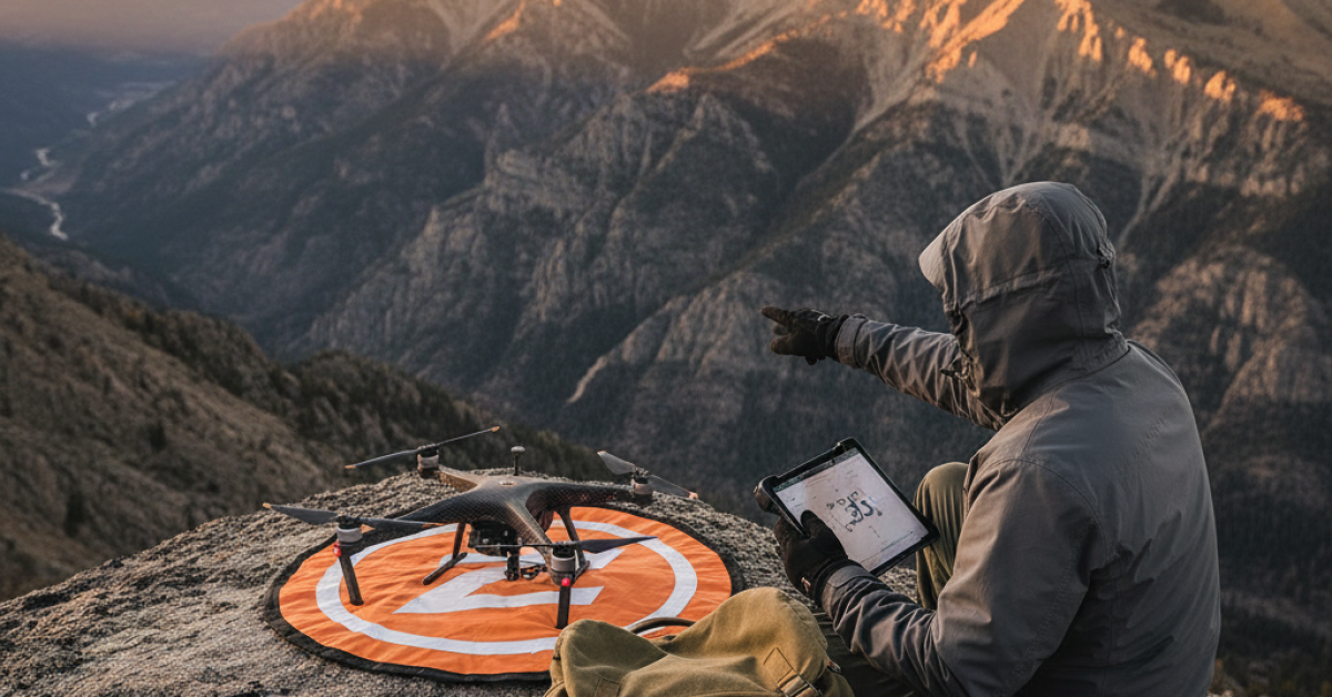 Drones montanha melhores ângulos para imagens épicas