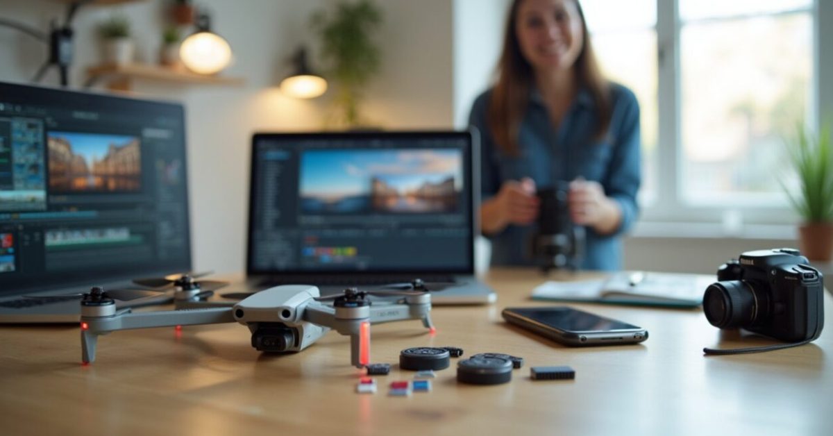 drones para vlogs e redes sociais